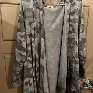 Camo cardigan